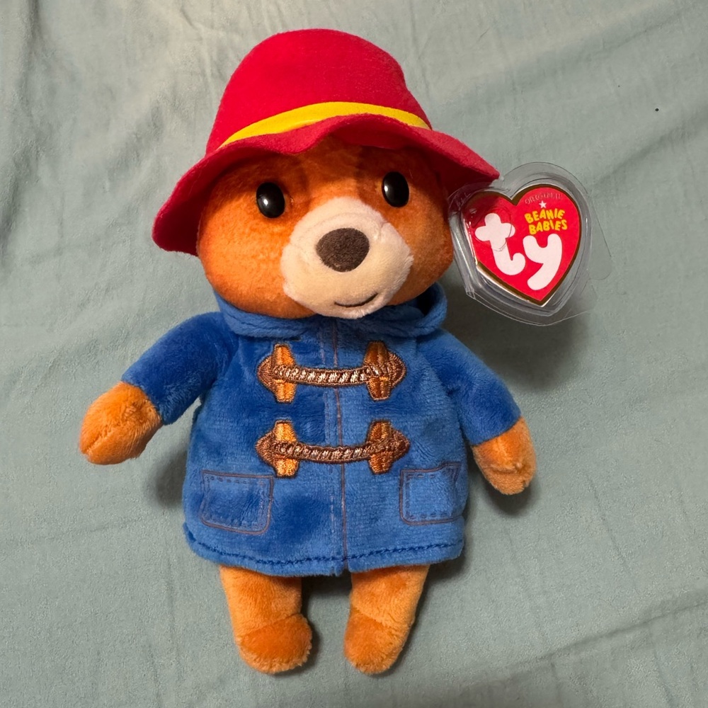 Paddington Bear Original Beanie Baby - Great Condition